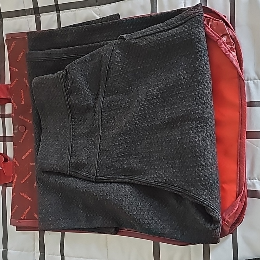 NWT Lululemon Pants Can You Feel the Pleat SHR Crop Women HBLK/BLK